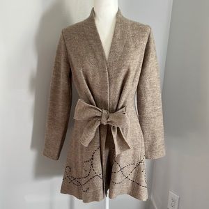 Anthropologie wrap sweater size S